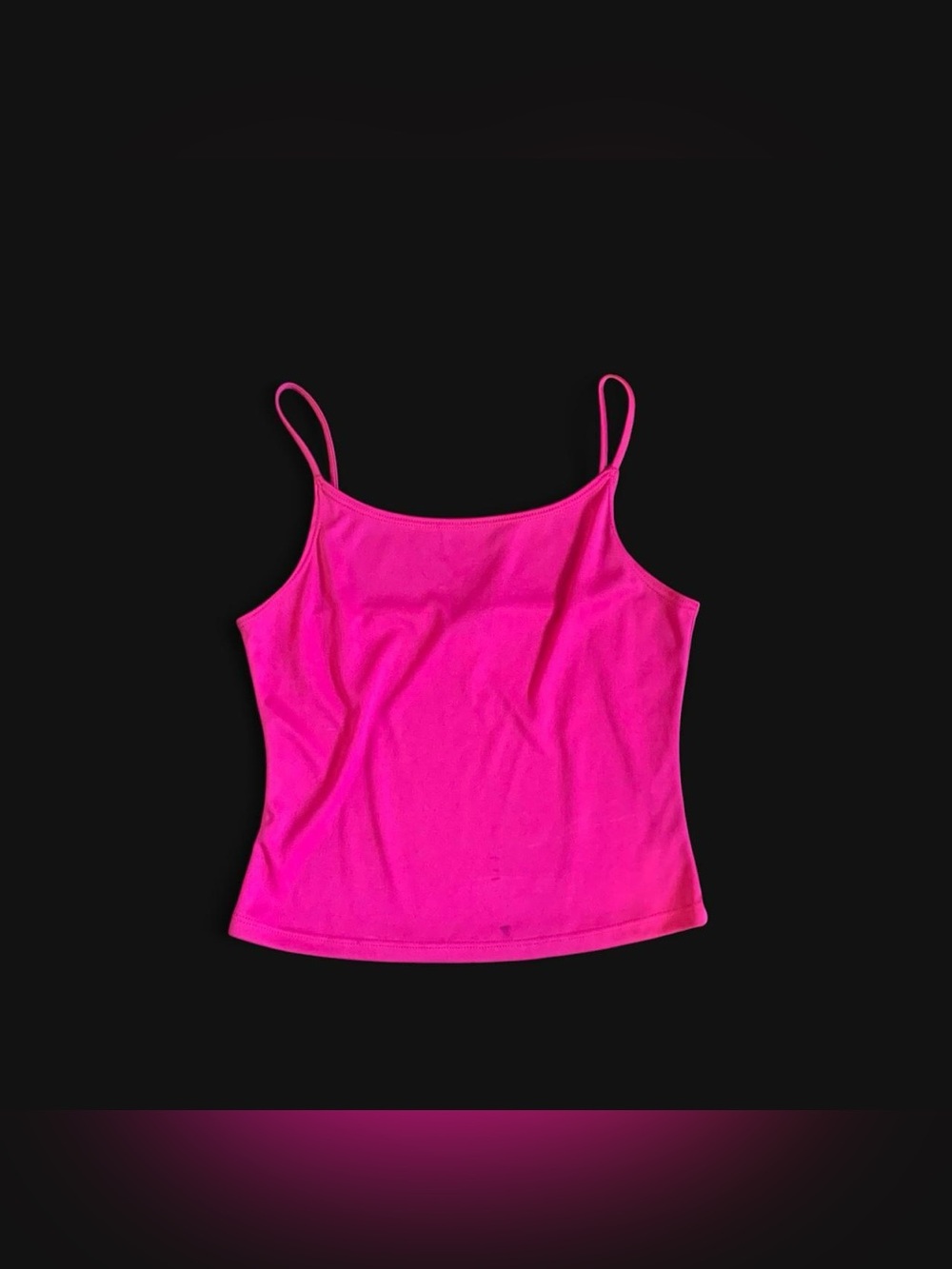 rave Bright Hot Pink Spaghetti Strap Camisole